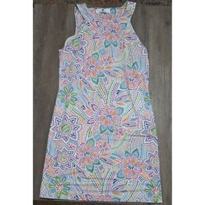Jean Pierre Klifa Floral Colorful Sleeveless Dress Women S